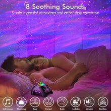 Load image into Gallery viewer, Transform Your Space: LED Galaxy Projector with Music and Timer - Relax &amp; Enjoy!