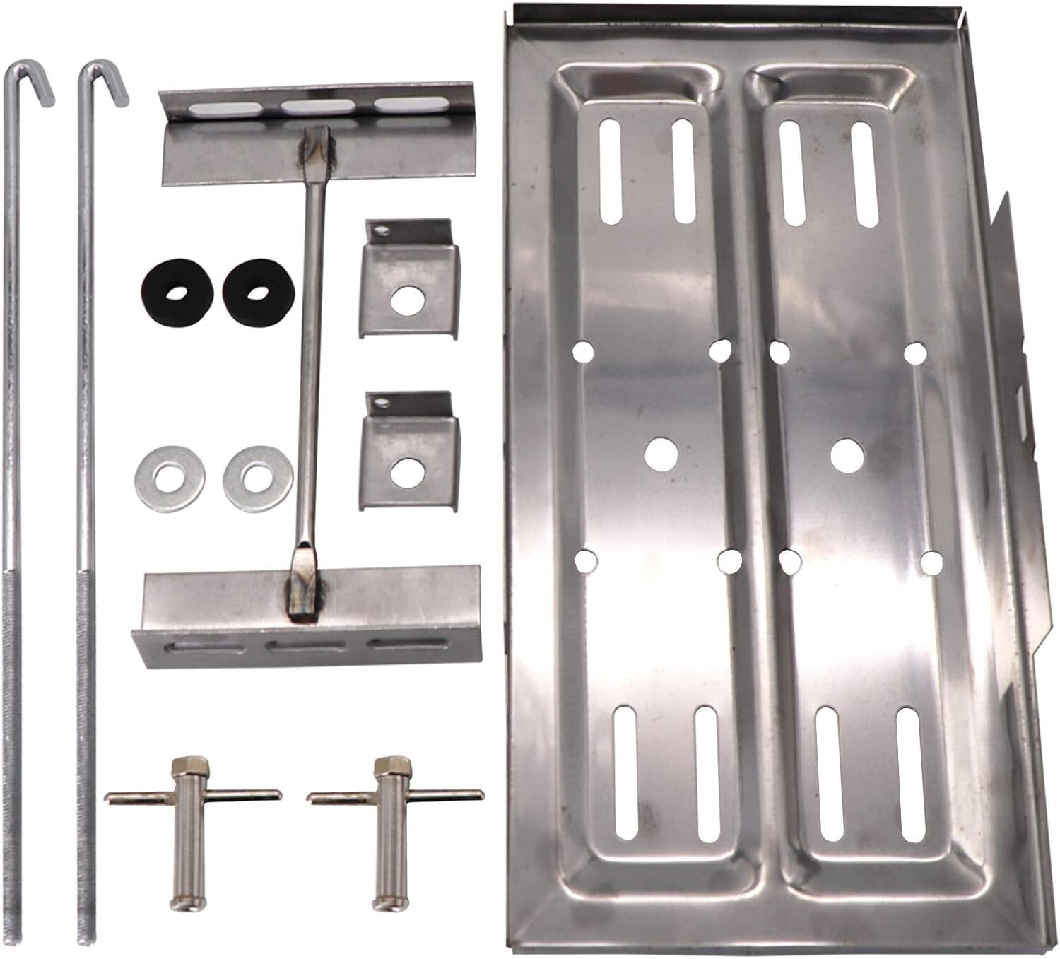 Universal Stainless Steel Tray Holder Kit - Durable 7.5" x 13.25" Solution