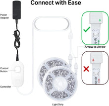 Load image into Gallery viewer, Smart RGB LED Strip 32.8ft with App Control, Voice Activation &amp; Custom Colors