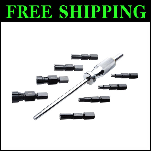 All-in-One Bearing Remover Set - 8 Collets and Slide Hammer for Easy Extraction