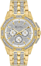 Load image into Gallery viewer, Gold-Tone Stainless Steel Men's Crystal Watch - 306 Accents &amp; Water Resistant