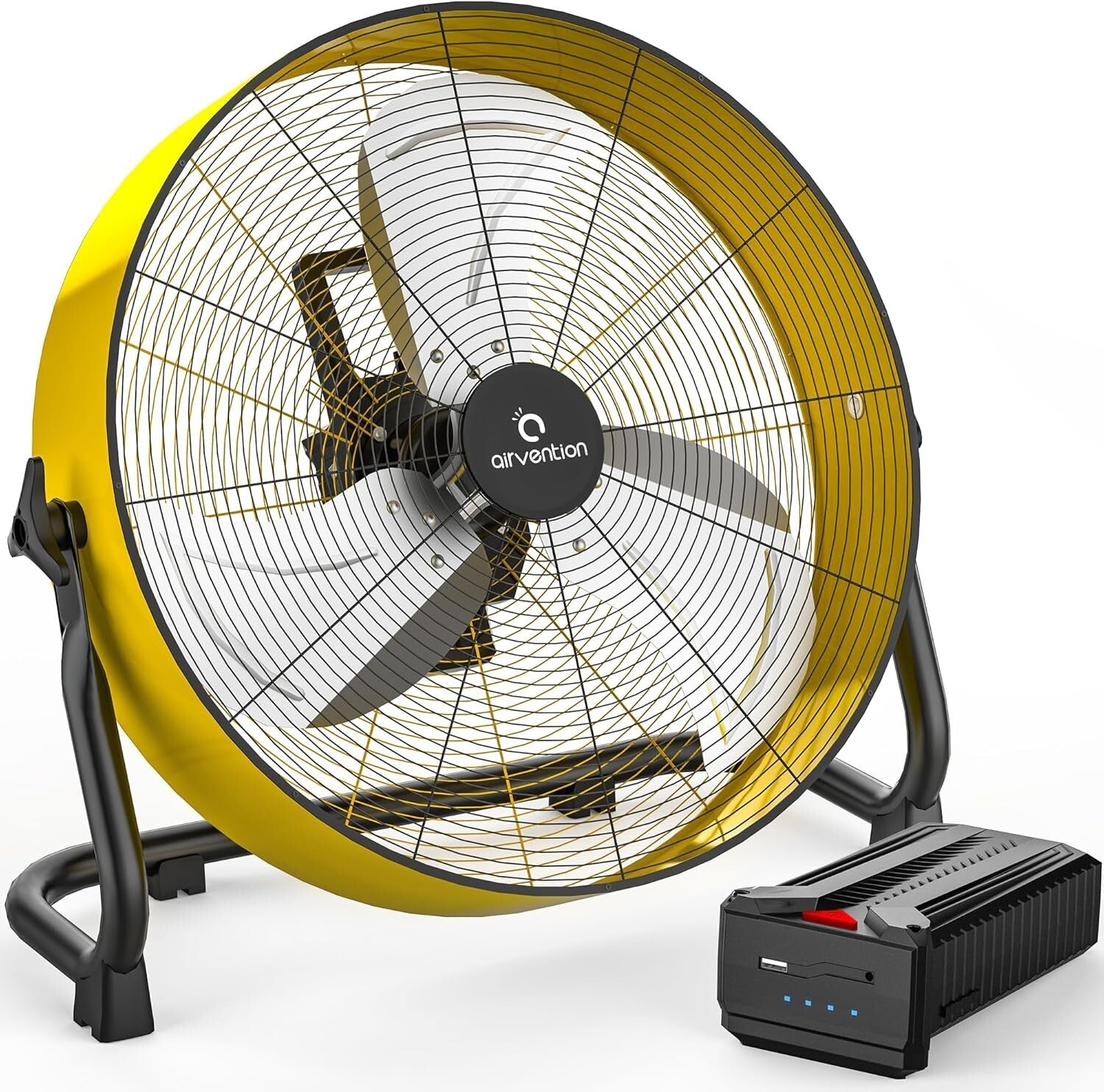 Water-Resistant High Velocity Fan - 15600mAh Rechargeable for Indoor/Outdoor Use