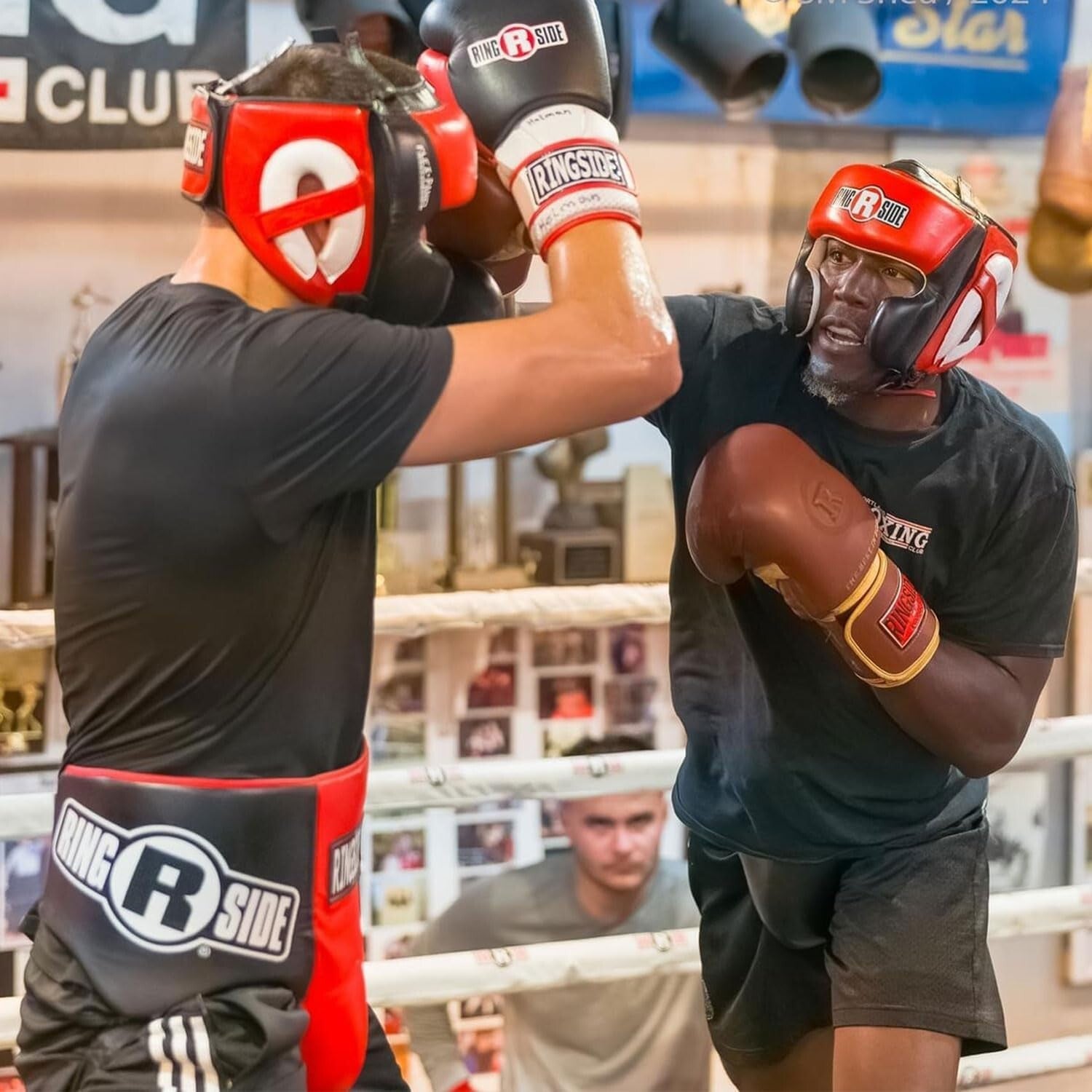 Adjustable Black Boxing Groin Protector - Lightweight With Hook and Loop Closure