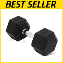 Load image into Gallery viewer, Hex-Shaped 35lb Dumbbell with Non-Slip Handle - Maximize Workout Potential