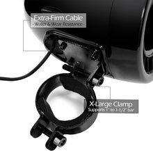 Load image into Gallery viewer, Universal Handlebar Mount 4" Waterproof Motorcycle Speakers with Wired Control