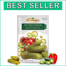 Load image into Gallery viewer, Zesty Jalapeno Pickle Mix - 12 Pack, Kosher &amp; Quick for Flavorful Summer Snacks