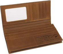 Load image into Gallery viewer, Luxury Engraved Long Wallet for Men - Personalized Gifts for Fathers and Sons