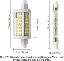 Load image into Gallery viewer, Dimmable R7S T3 LED Bulb 78MM, 150W Halogen Equivalent - Super Bright 1500LM