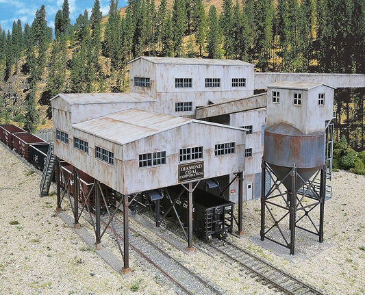 Diamond Coal Corporation HO Scale Tipple - Perfect for Steam & Diesel Layouts