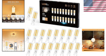 Load image into Gallery viewer, G9 LED Bulb Dimmable 40W Equivalent - 18 Pack, 400 Lumens, 360° Light Coverage