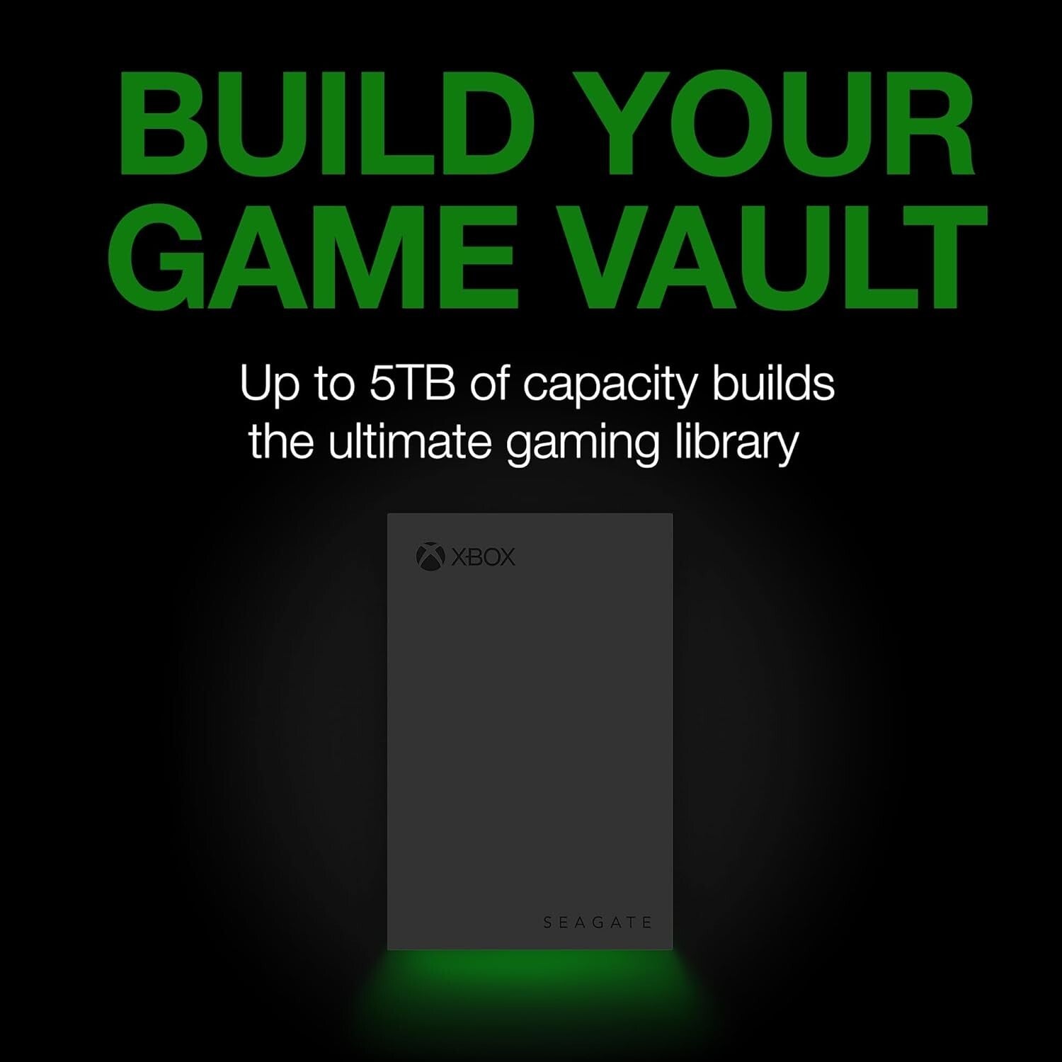 Xbox-Compatible 5TB HDD with LED Bar & Data Recovery Services - Game Ready!
