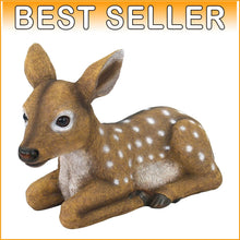 Load image into Gallery viewer, Hand-Painted Darby Fawn Sculpture - Artisan Resin Deer Statue for Yard Decor