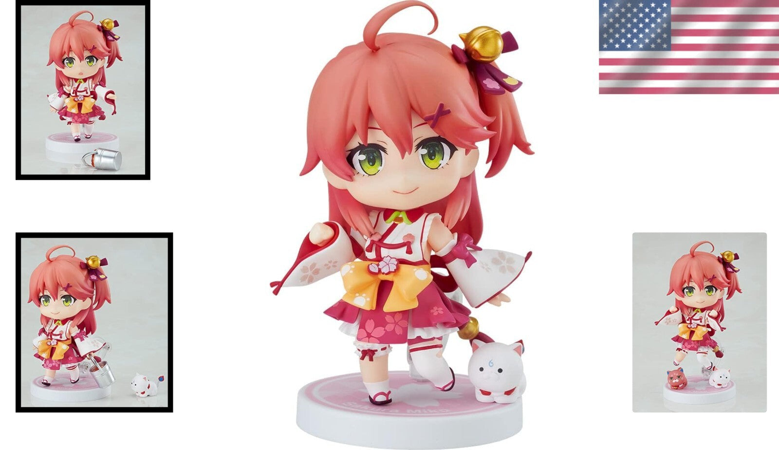 Hololive Production Sakura Miko Nendoroid: Compact Anime Figure with Accessories
