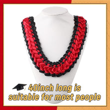 Load image into Gallery viewer, Elegant Double Braided Graduation Leis for Class of 2025 - 40-inch Necklace