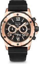 Load image into Gallery viewer, Water-Resistant Men's Marine Star Chronograph Steel Watch with Calendar Feature