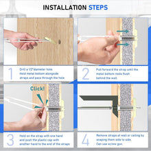 Load image into Gallery viewer, Reusable Drywall Anchors &amp; Bolts - 100pcs Heavy-Duty Solution for TV Mounting