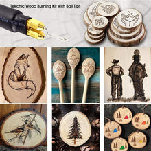 Load image into Gallery viewer, Complete Professional Wood Burning Set: 60W Tool with 20 Specialty Tips