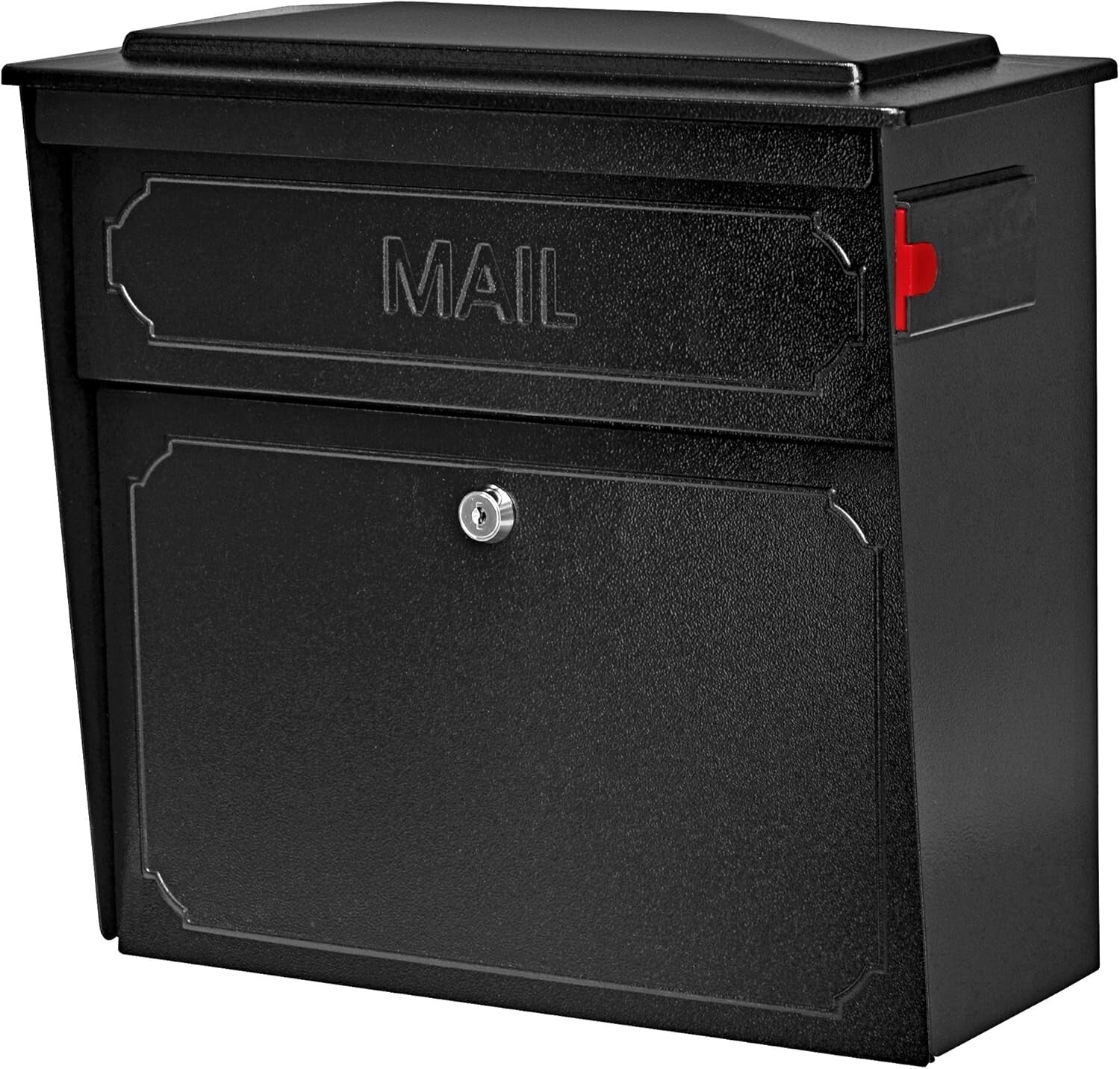 Classic Heavy-Gauge Locking Mailbox with Anti-Pry Mechanism - Mount Securely