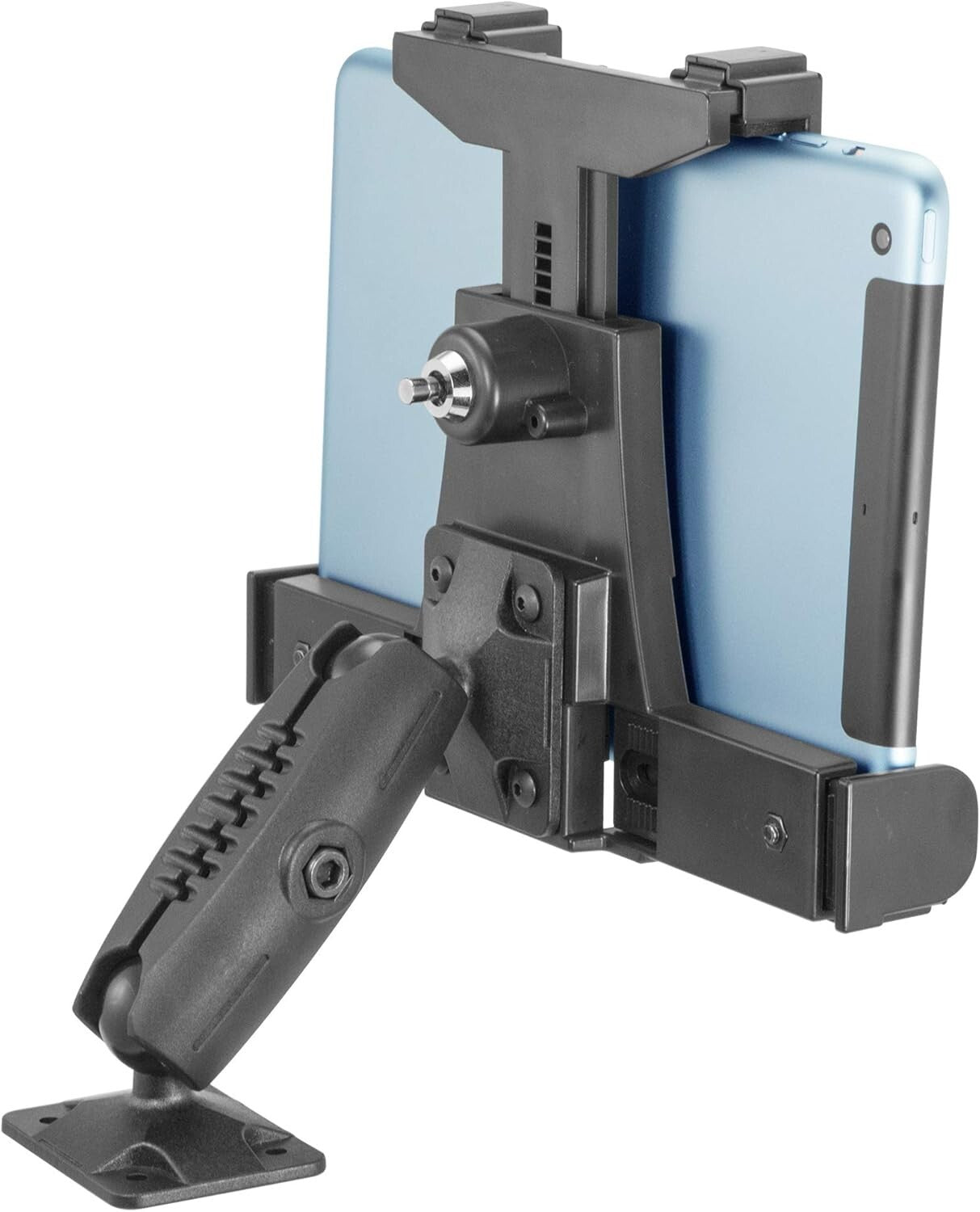 Heavy-Duty Locking Tablet Mount for 7-10" Devices - Ideal for Vehicles & Walls