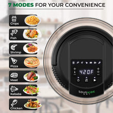Load image into Gallery viewer, Instant Pot Air Fryer Attachment – 8 qt Lid with 7 Cooking Modes &amp; Accessories