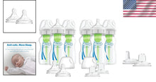 Load image into Gallery viewer, 6-Pack of Dr. Brown’s 9oz Anti-Colic Bottles with Bonus Feeding Accessories