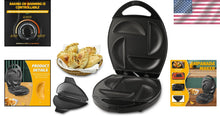 Load image into Gallery viewer, Premium Stainless Steel Empanada Maker with Temperature Control &amp; Recipe Booklet