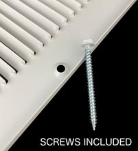 Load image into Gallery viewer, Durable Steel Return Air Grille for 24x20 Duct - White HVAC Vent Cover