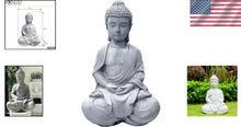 Load image into Gallery viewer, Calming 25.6" Freestanding Sitting Buddha Statue - Perfect Garden Centerpiece
