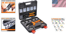 Load image into Gallery viewer, Lightweight High Leverage Wire Crimper 9" Tool Set - Perfect Crimping Every Time