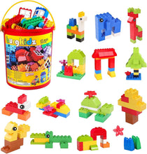 Load image into Gallery viewer, Large 214-Piece Stacking Block Set in Multicolor - Perfect for Toddler Learning