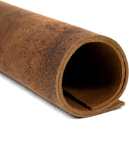 Load image into Gallery viewer, Soft Antique Brown Leather Crafting Sheets - Set of 4 Ideal for DIY Projects