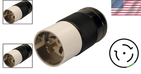 Durable 50-Amp Generator Power Connector - Ideal for 12,500 Watt Generators