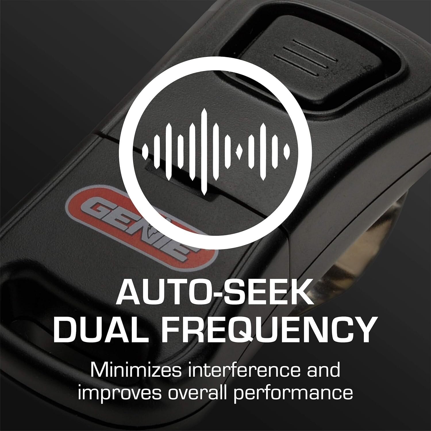 2-Pack Single Button Garage Door Remotes - Intellicode Compatible & Secure