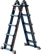 Load image into Gallery viewer, Versatile Anti-Slip 5 Step Aluminum Ladder - Folding Storage &amp; 330 lbs Load