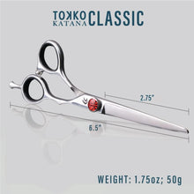 Load image into Gallery viewer, Versatile 6.5" Tokko Hair Shears - Regular and Thinning Scissors for Barbers