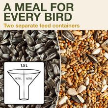 Load image into Gallery viewer, Smart Rat-Proof Bird Feeder with Dual Chambers - No Mess for Outdoor Use
