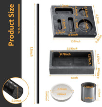 Load image into Gallery viewer, Durable 9-Piece Graphite Casting Set with Stir Rods and Moulds for Metalworking