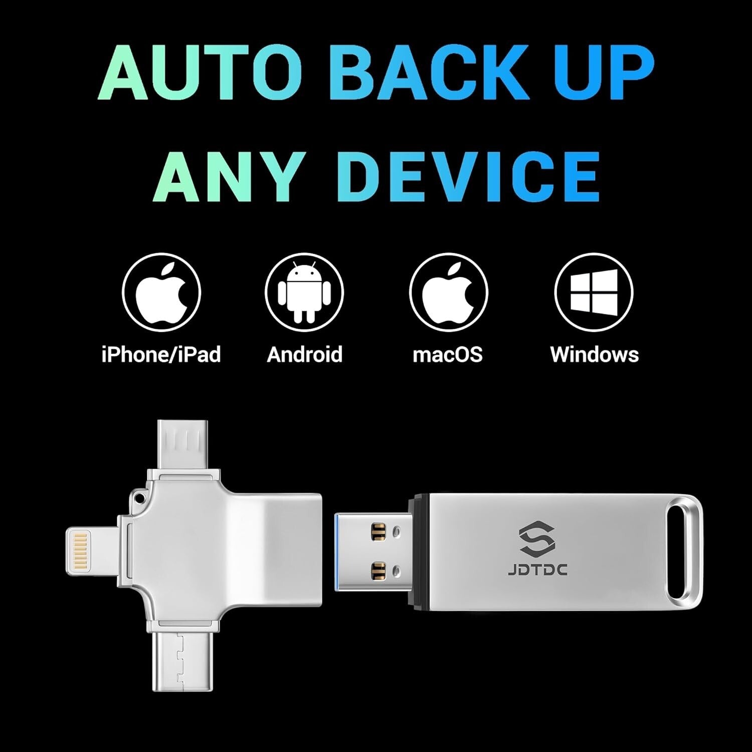Fast 128GB USB 3.0 Photo Stick - Multi-Device Backup Solution for All Your Needs