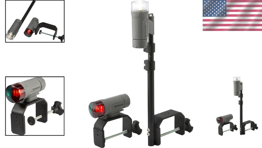 Waterproof Portable Navigation Light Kit - LED Clamp-On Boat Safety Solutions
