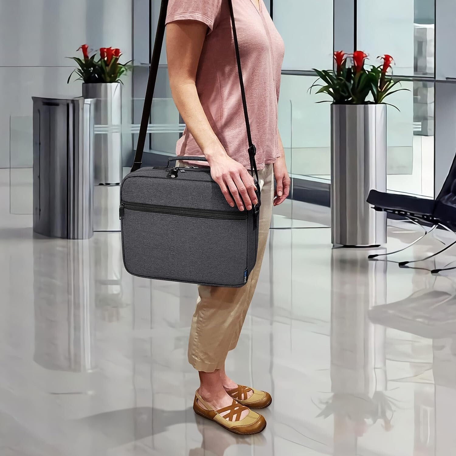 Extra-Large Pill Bottle Organizer: Travel Medicine Bag with Lock & 19 Pockets