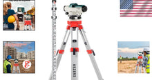 Load image into Gallery viewer, Automatic 32X Optical Level with Magnetic Dampened Tripod - Exceptional Accuracy