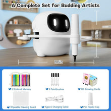 Load image into Gallery viewer, Creative Drawing Robot for Kids with 150 Interactive Cards &amp; Music Features