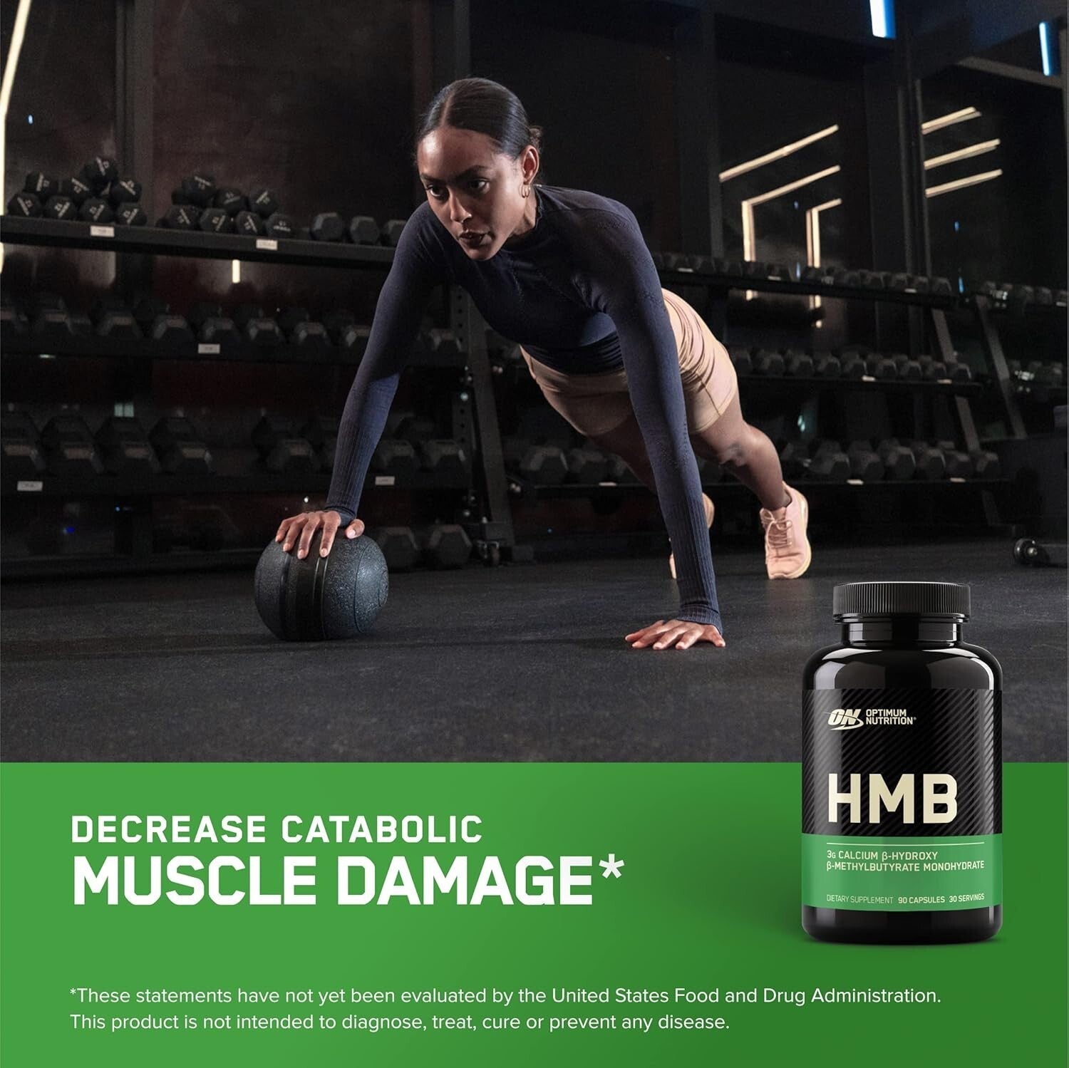 90 Capsules of HMB 1000mg - Premium Muscle Repair & Energy Management
