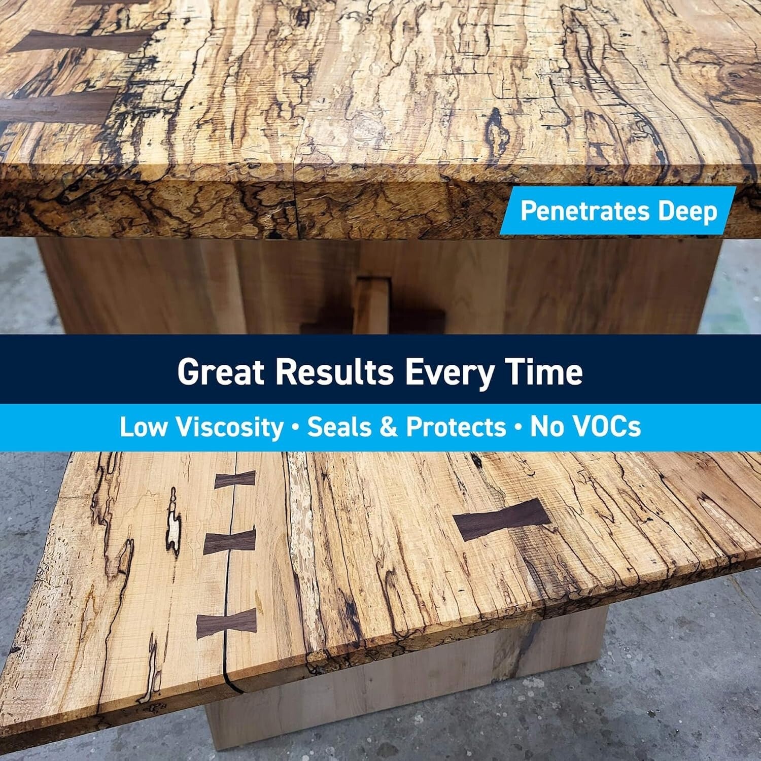 Clear Wood Rot Repair Epoxy - Quart Size for Easy Application & Strong Support