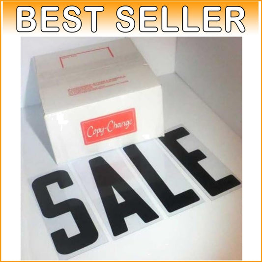 Assorted 8-Inch Flexible Letters & Numbers for Outdoor Road Signs - 300 Pieces