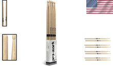 Load image into Gallery viewer, High-Quality Shira Kashi Oak Drumsticks with Oval Tip – Get 4 for Price of 3!