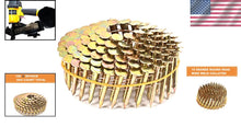 Load image into Gallery viewer, 15° Round Head Coil Roofing Nails (3600 Count) for Durable Construction Projects