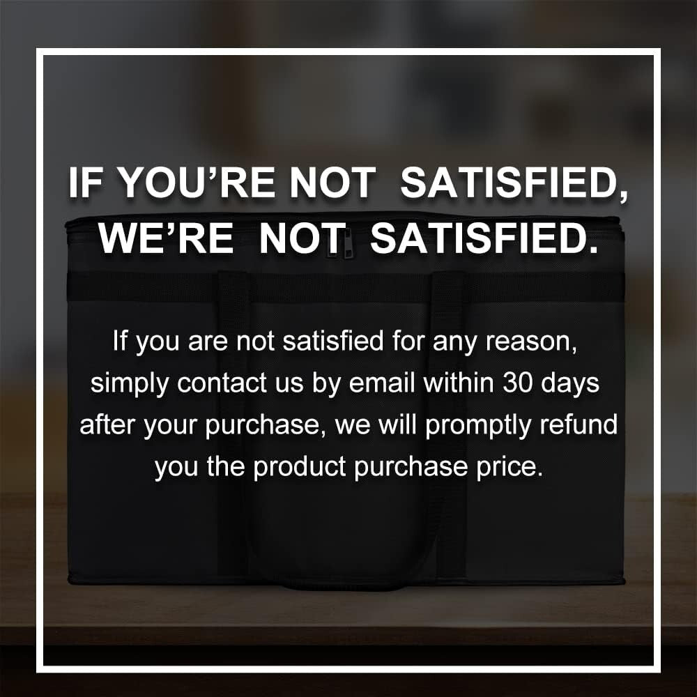 Spacious Insulated Grocery Bags Set of 4 - Store Hot & Cold Items Safely