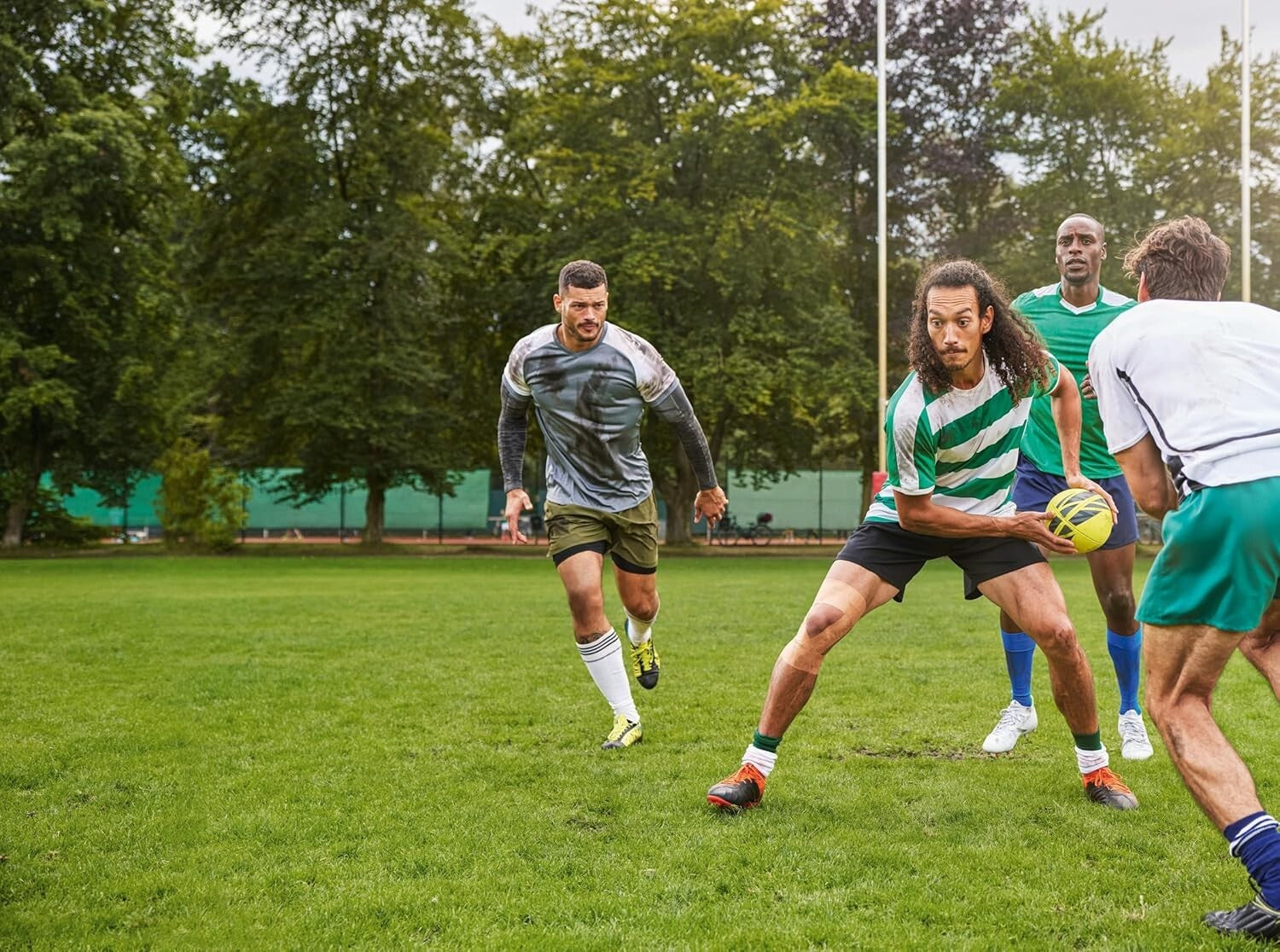 High Adhesive Leukotape P Sports Tape - Ideal for Sprains & Strains, Pack of 5