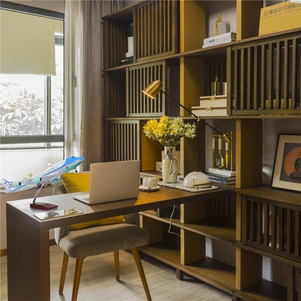 18” Diecast Air Force One Jet Model with LED Light - Perfect for Collectors